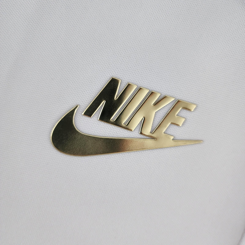 Camisola Feminina Seleção Brasil 2022/23 Branca e Dourada