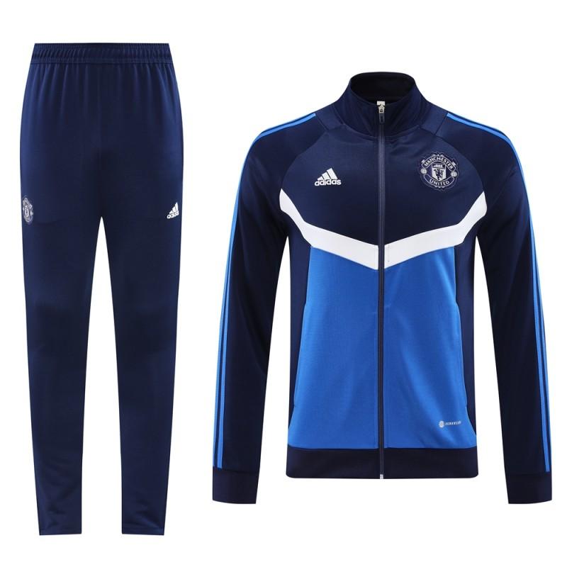 Conjunto de Treino Manchester United 2024-25 - Casaco sem Capuz
