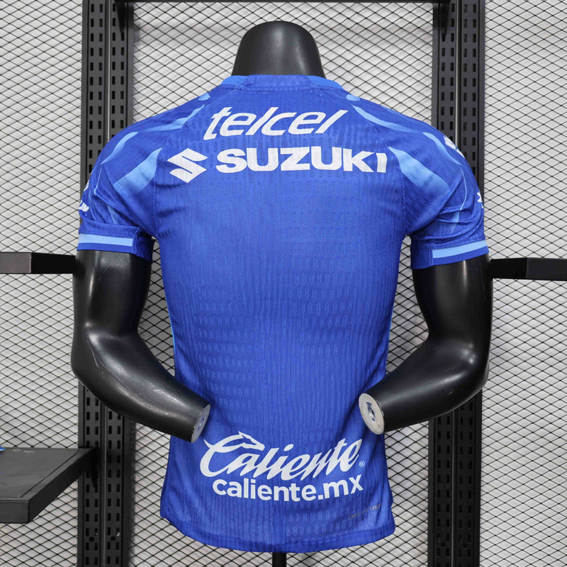 Camisola Pumas 2025-26 Away Azul Versão Jogador