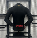 Camisola Manga Comprida FC Barcelona 2024-25 Away Preta Versão Jogador