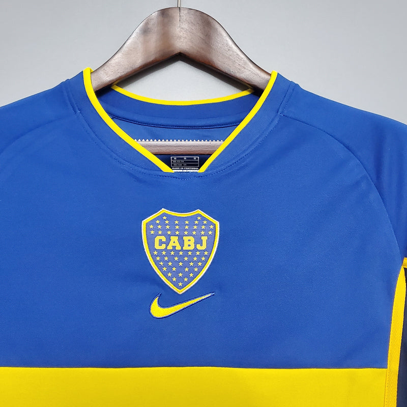 Camisola Retrô Boca Juniors 2002/02 Home