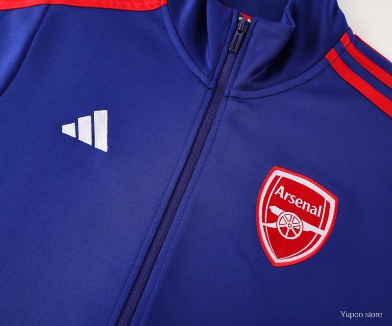 Conjunto de Treino Arsenal 2024-25 - Casaco sem Capuz