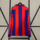 Camisola Retrô Manga Comprida FC Barcelona 1996-97 - Home