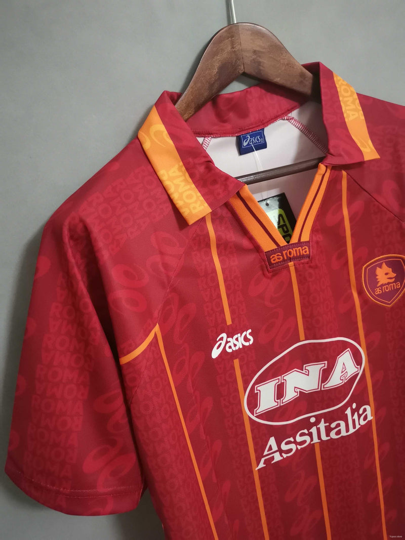 Camisola Retrô AS Roma 1996-97 - Home