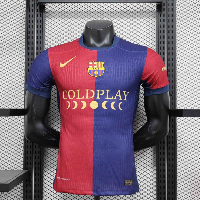 Camisola FC Barcelona 2024-25 Edição Coldplay Versão Jogador