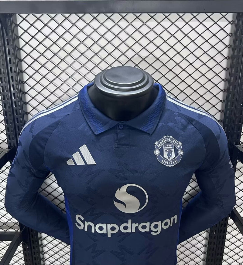 Camisola Manga Comprida Manchester United 2024-25 Away Versão Jogador