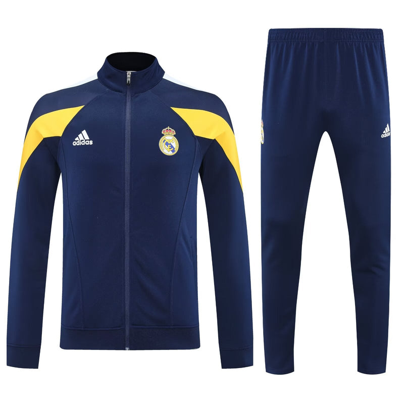 Conjunto de Treino Real Madrid 2025-26 - Casaco sem Capuz