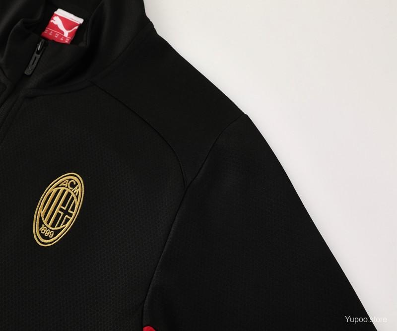 Conjunto de Treino AC Milan 2024-25 - Casaco sem Capuz