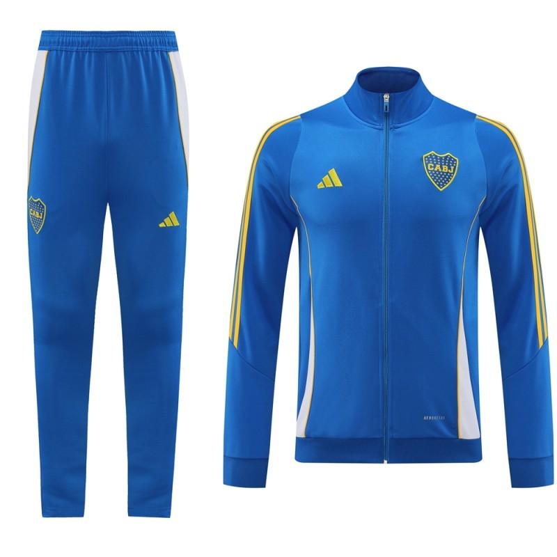 Conjunto de Treino Boca Juniors 2024-25 - Casaco sem Capuz