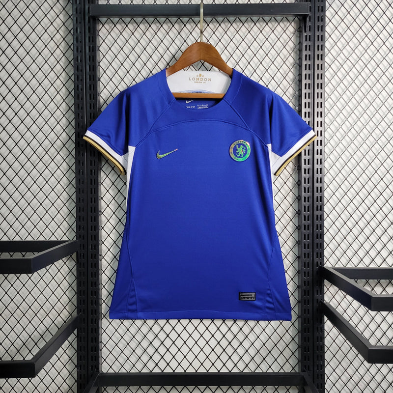 Camisola Feminina Chelsea 2023/24 Home
