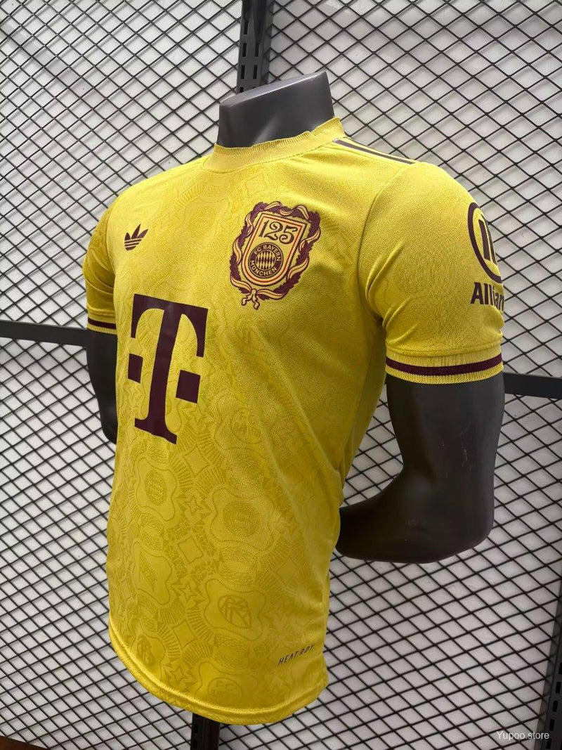 Camisola FC Bayern Munique 2025-26 Edição 125º Aniversário Versão Jogador