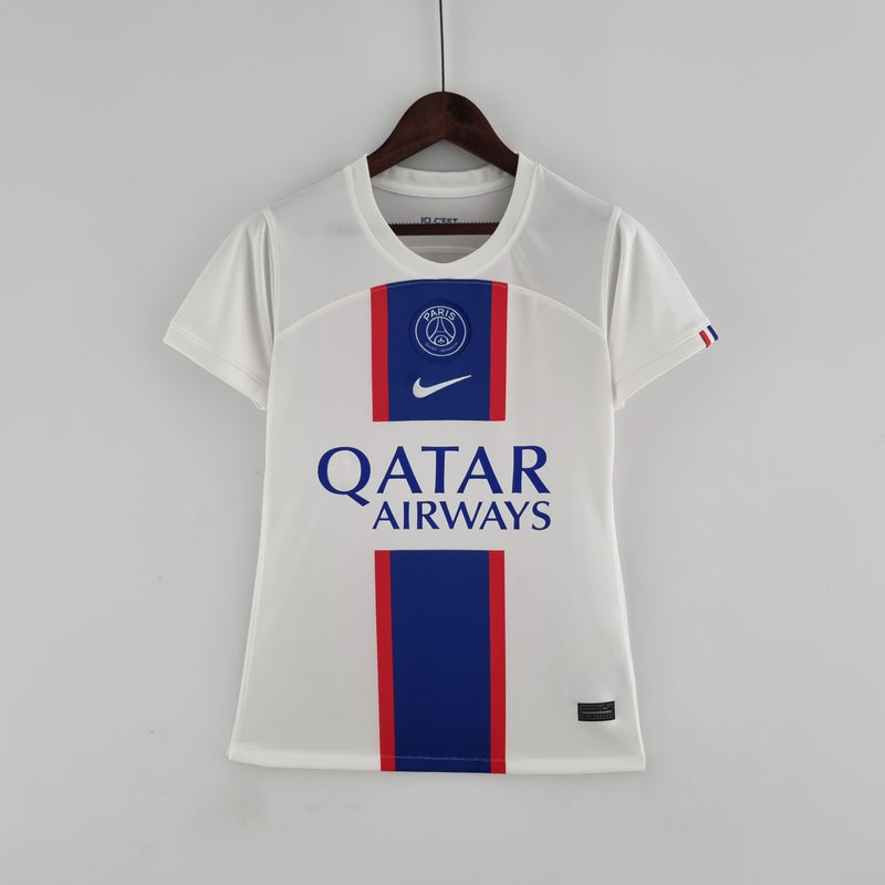Camisola Feminina Paris Saint Germain 2022/23 Terceira