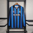 Camisola Retrô Manga Comprida Inter Milão 1988-90 Home