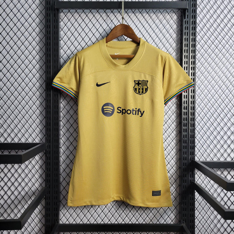 Camisola Feminina Barcelona 2022/23 Away