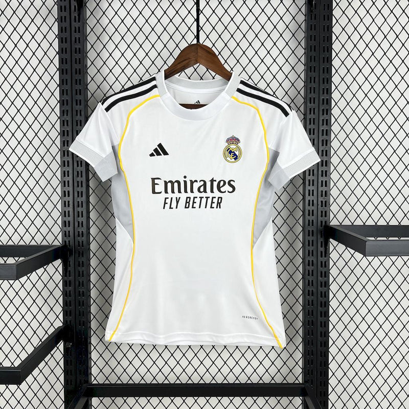 Camisola Feminina Real Madrid 2025/26 Home