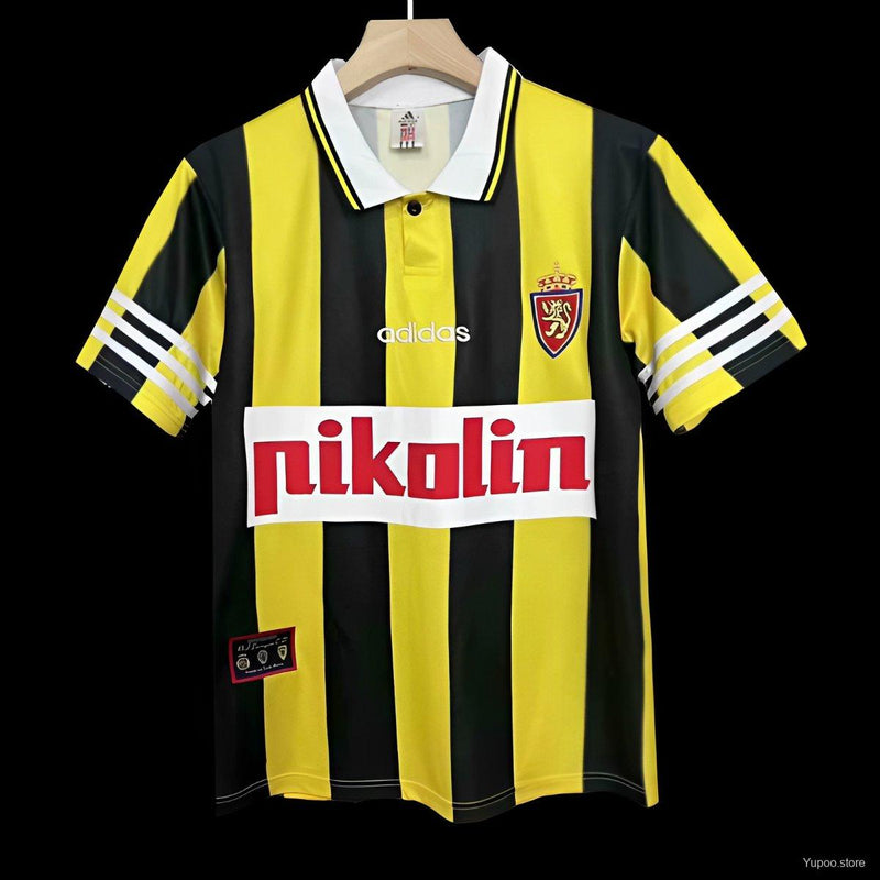 Camisola Retrô Real Zaragoza 1996-97 - Home