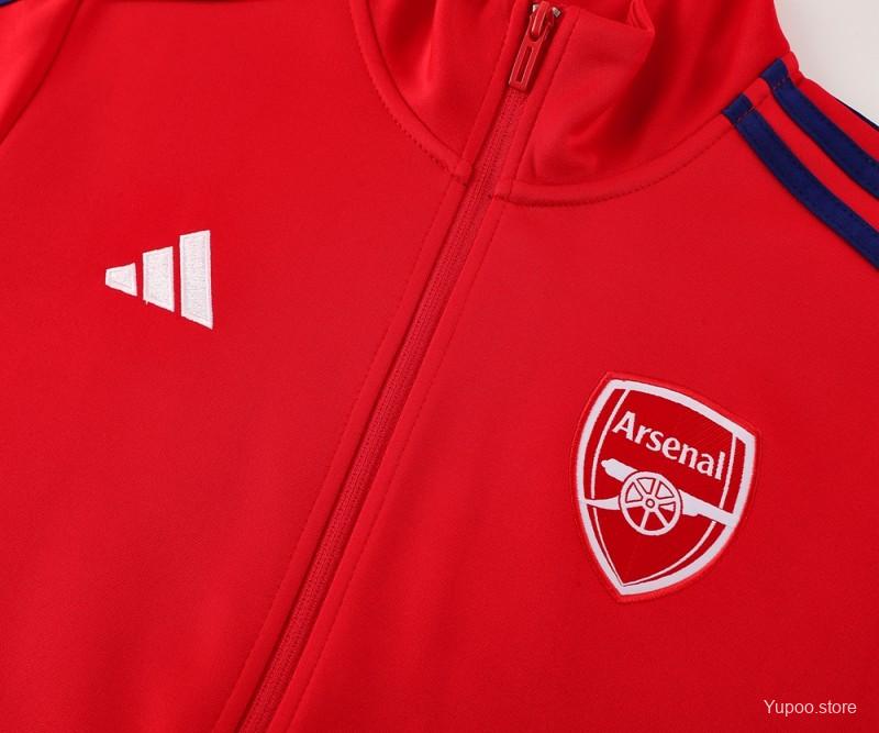 Conjunto de Treino Arsenal 2024-25 - Casaco sem Capuz