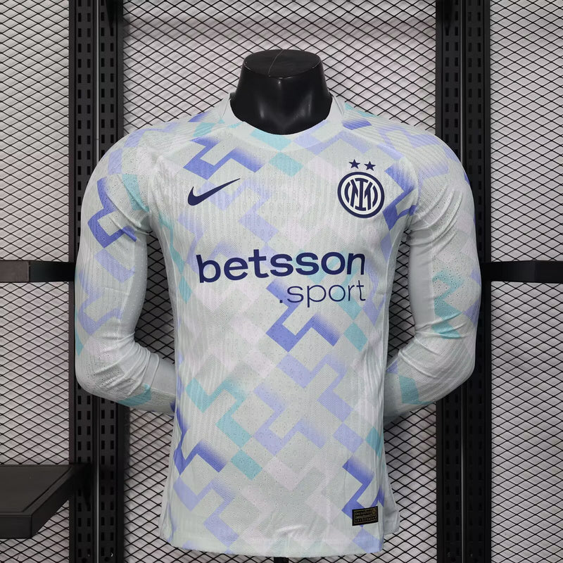 Camisola Manga Comprida Inter Milão 2025-26 Away Versão Jogador
