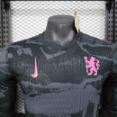 Camisola Manga Comprida Chelsea 2024-25 Away Preta Versão Jogador