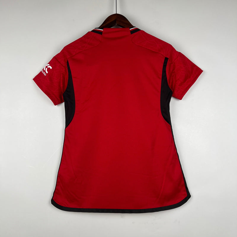 Camisola Feminina Manchester United 2023/24 Home