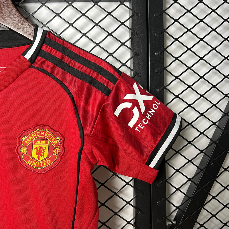 Conjunto Infantil Manchester United 2025/26 - Home