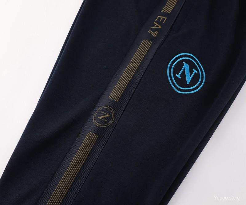 Conjunto de Treino Napoli 2024-25 - Casaco Com Capuz