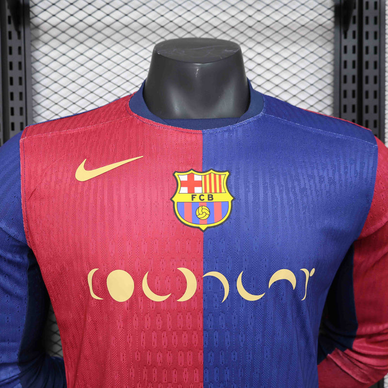 Camisola Manga Comprida FC Barcelona 2024-25 Edição Coldplay Versão Jogador