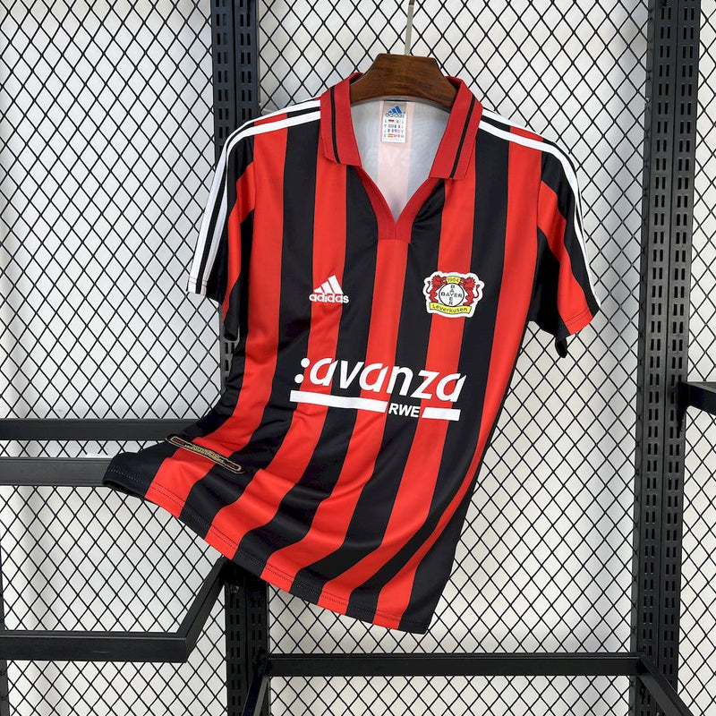 Camisola Retrô Bayer 04 Leverkusen 2000-01 - Home