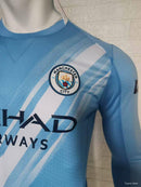 Camisola Manga Comprida Manchester City 2025-26 Home Versão Jogador