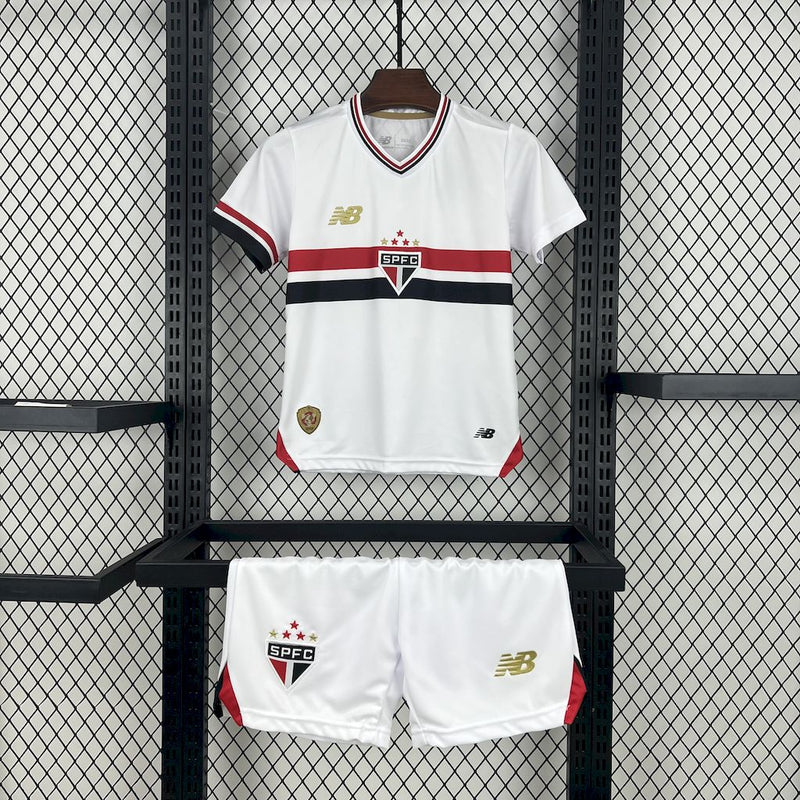 Conjunto Infantil São Paulo 2025/26 - Home