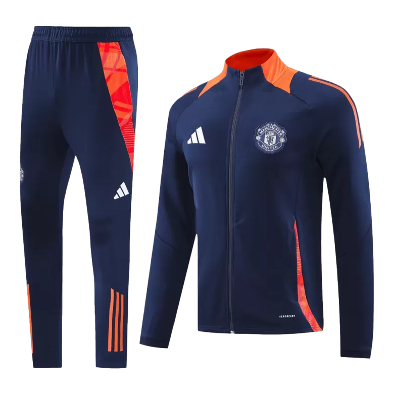 Conjunto de Treino Manchester United 2024-25 - Casaco sem Capuz