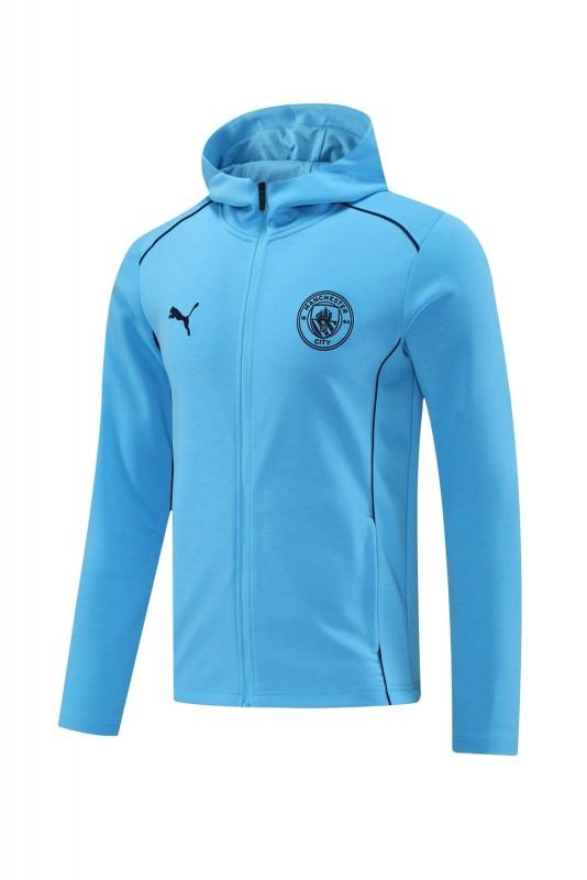 Conjunto de Treino Manchester City 2025-26 - Casaco com Capuz
