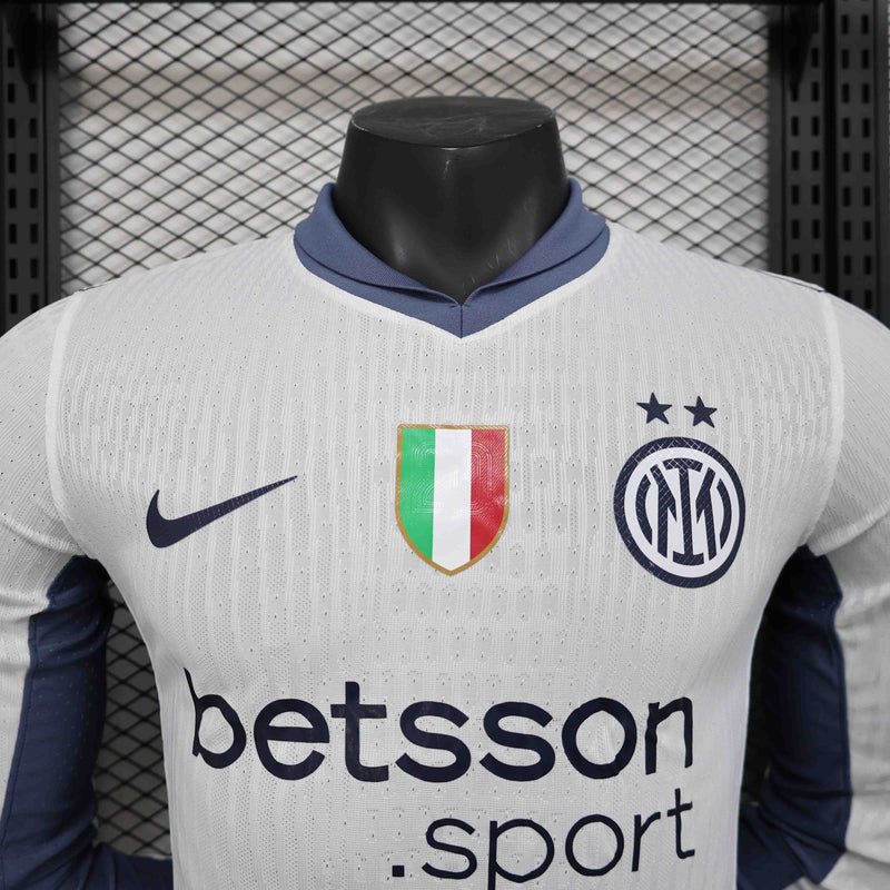 Camisola Manga Comprida Inter Milão 2024-25 Away Versão Jogador