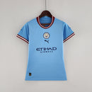 Camisola Feminina Manchester City 2022/23 Home