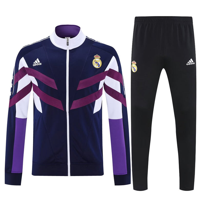 Conjunto de Treino Real Madrid 2025-26 - Casaco sem Capuz