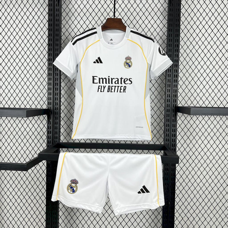 Conjunto Infantil Real Madrid 2025/26 - Home
