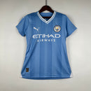 Camisola Feminina Manchester City 2023/24 Home