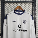 Camisola Retrô Manga Comprida Manchester United 2000-01 Away