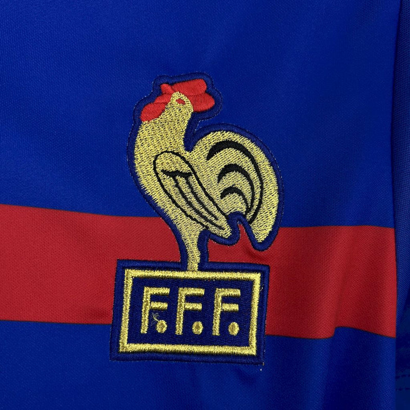 Camisola Retrô França 1984 Home