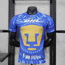 Camisola Pumas 2025-26 Away Azul Versão Jogador