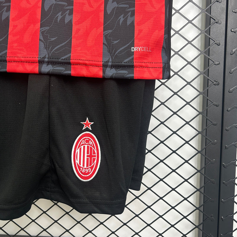 Conjunto Infantil Milan 2025/26 - Home
