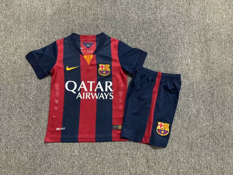 Conjunto Infantil Retrô FC Barcelona 2014-15 - Home