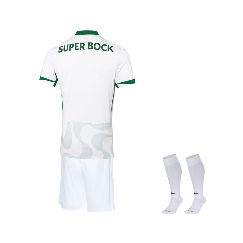 Kit de Criança - Sporting Alternativa 2025/26 Com Meias