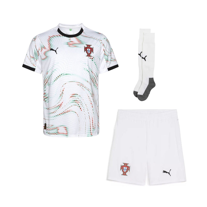 Kit de Criança - Portugal Alternativa 2025/26 - Mundial 2026 Com Meias
