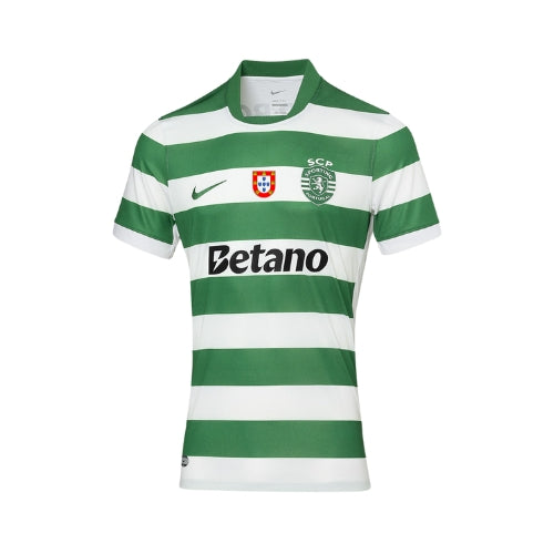 Camisola Principal Sporting CP 2025/26 - Home Com Patch/Badge  de Campeão