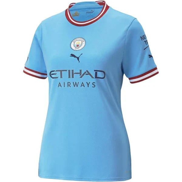 Camisola Feminina Manchester City 2022/23 Home